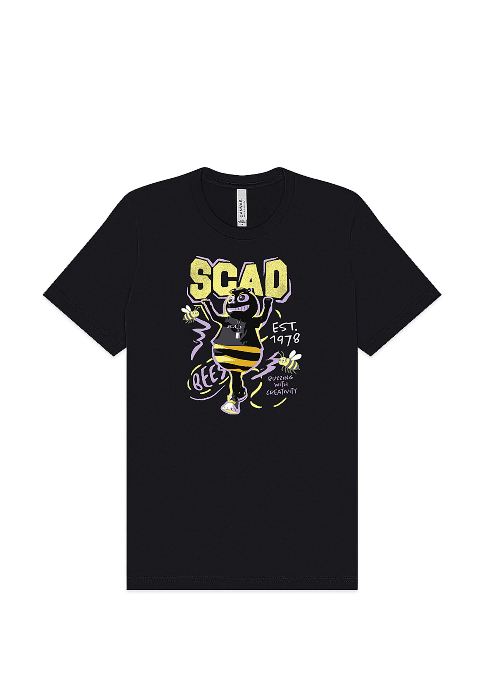 SCAD SCAD Art T Bee Adult Unisex T-Shirt Black