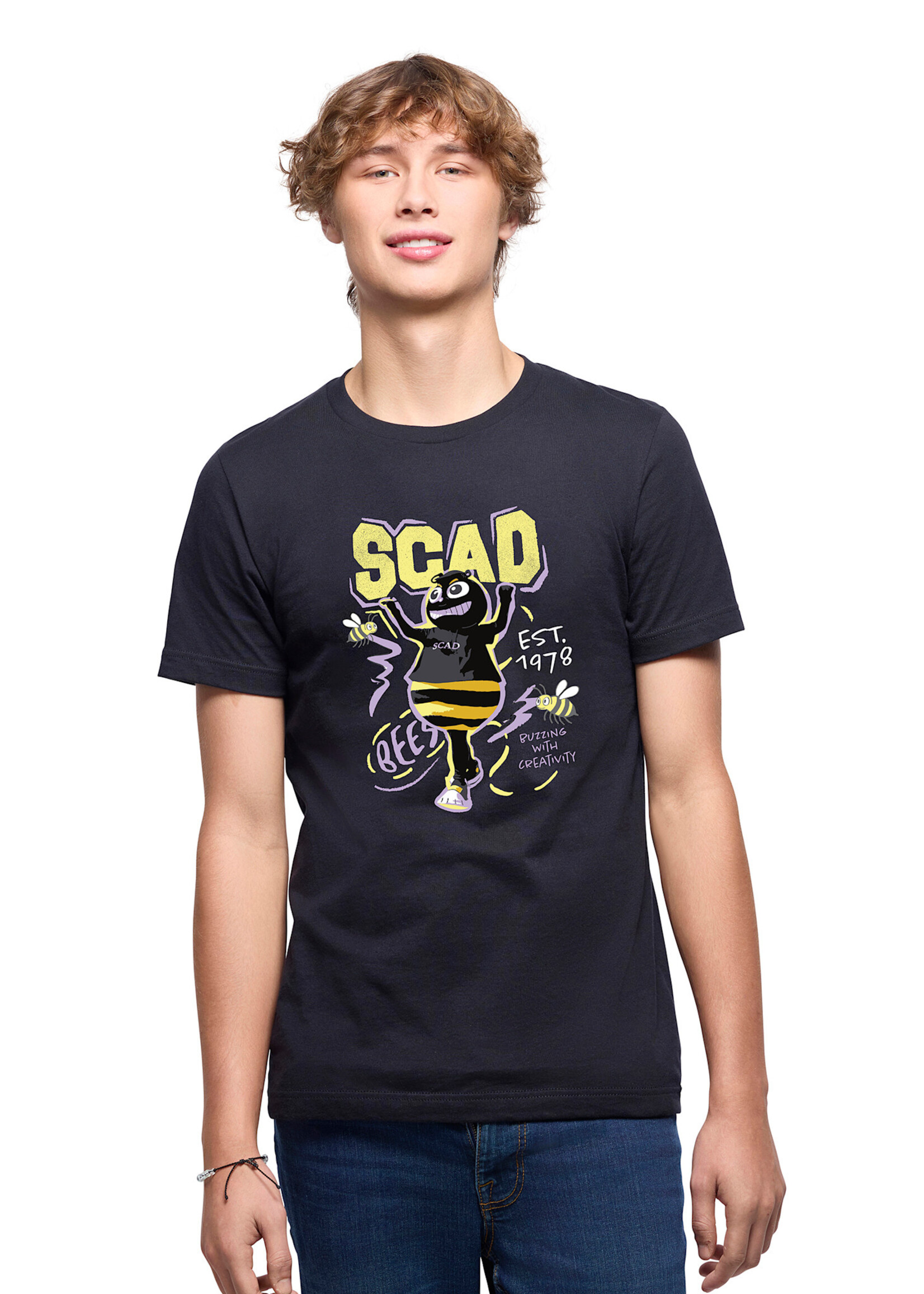 SCAD SCAD Art T Bee Adult Unisex T-Shirt Black