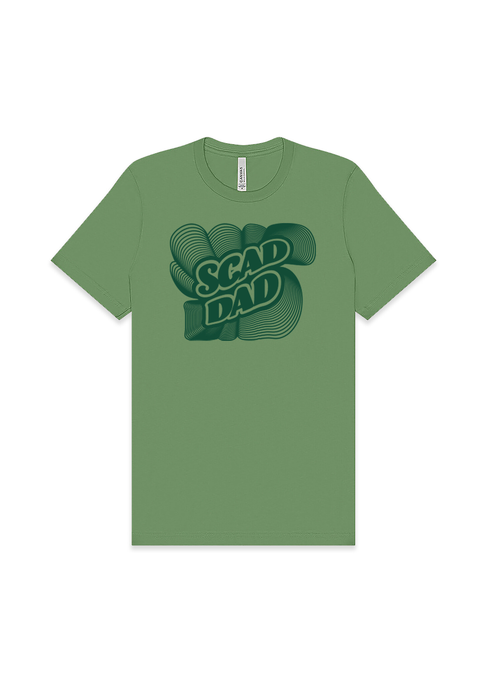 SCAD SCAD 70's Swirl Dad Adult Unisex T-shirt Leaf