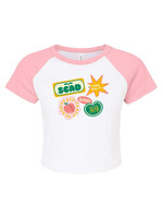 SCAD SCAD Farmer's Market Raglan Crop Top Pink
