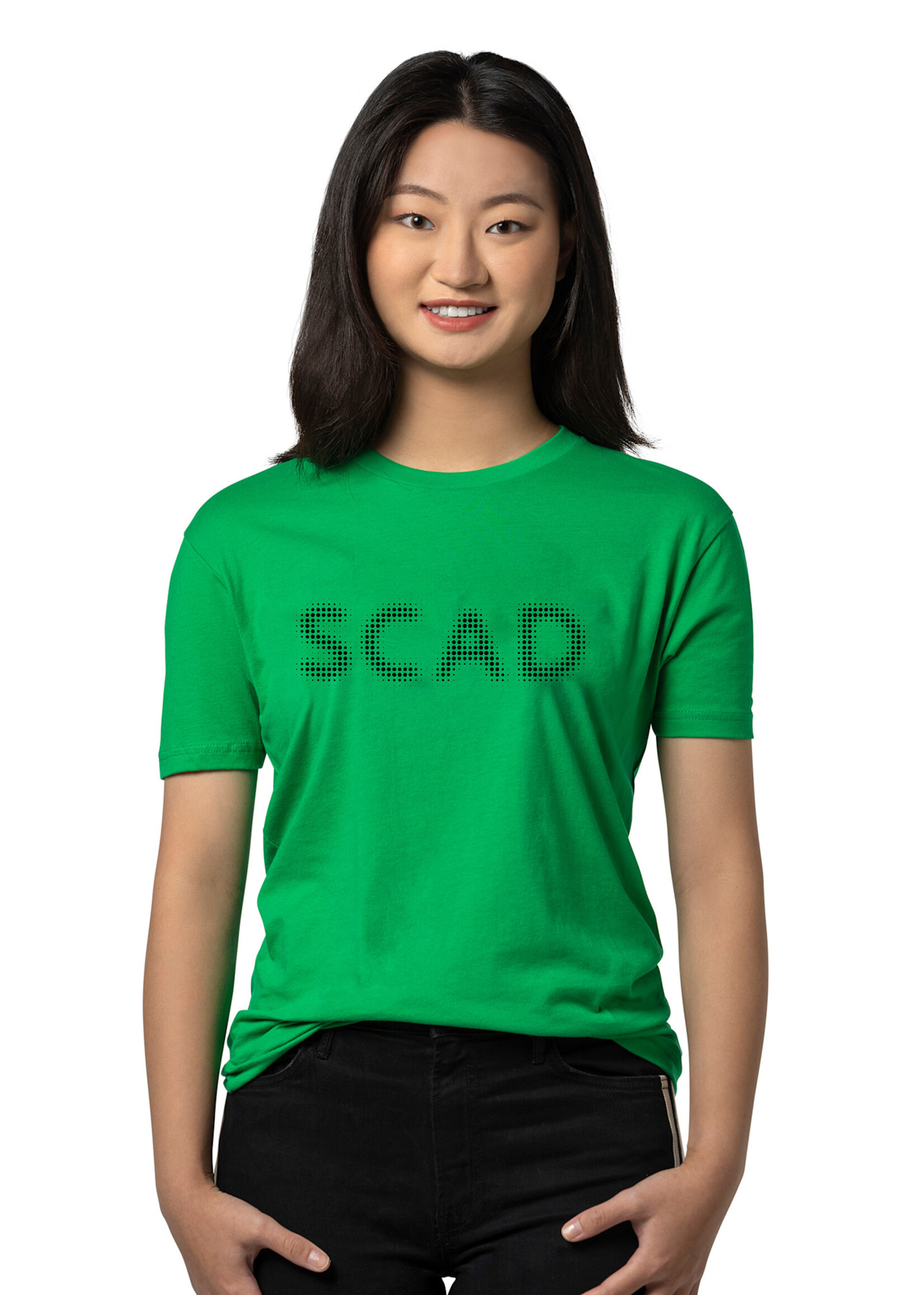 SCAD SCAD Hex Code #000000 Adult Unisex T-shirt Synthetic Green