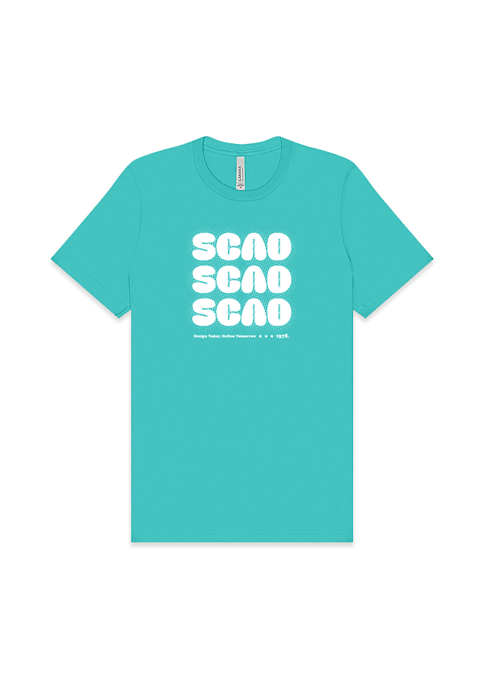 SCAD Triple SCAD Adult Unisex T-shirt Teal