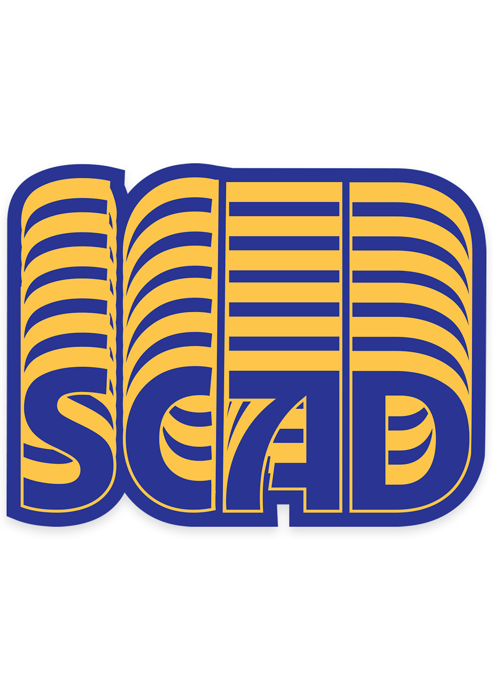 SCAD SCAD After Effect Vinyl Bumper Sticker