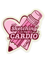 SCAD SCAD Cardio Vinyl Bumper Sticker