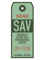 SCAD SCAD Destination SAV Clear Vinyl Bumper Sticker