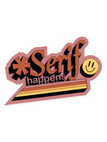 SCAD SCAD Serif Happens Vinyl Bumper Sticker