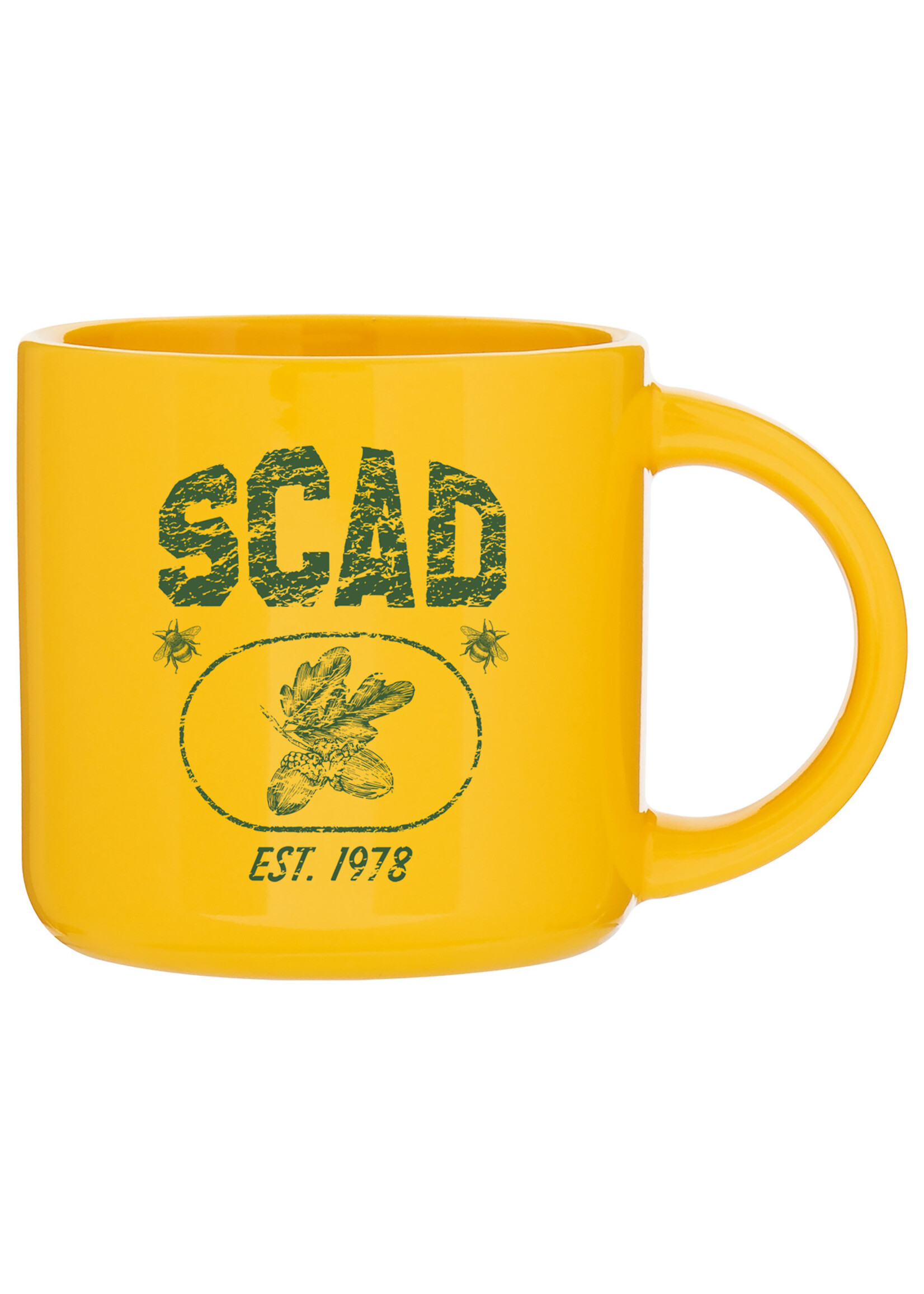 SCAD SCAD Acorns Ceramic Yellow Mug