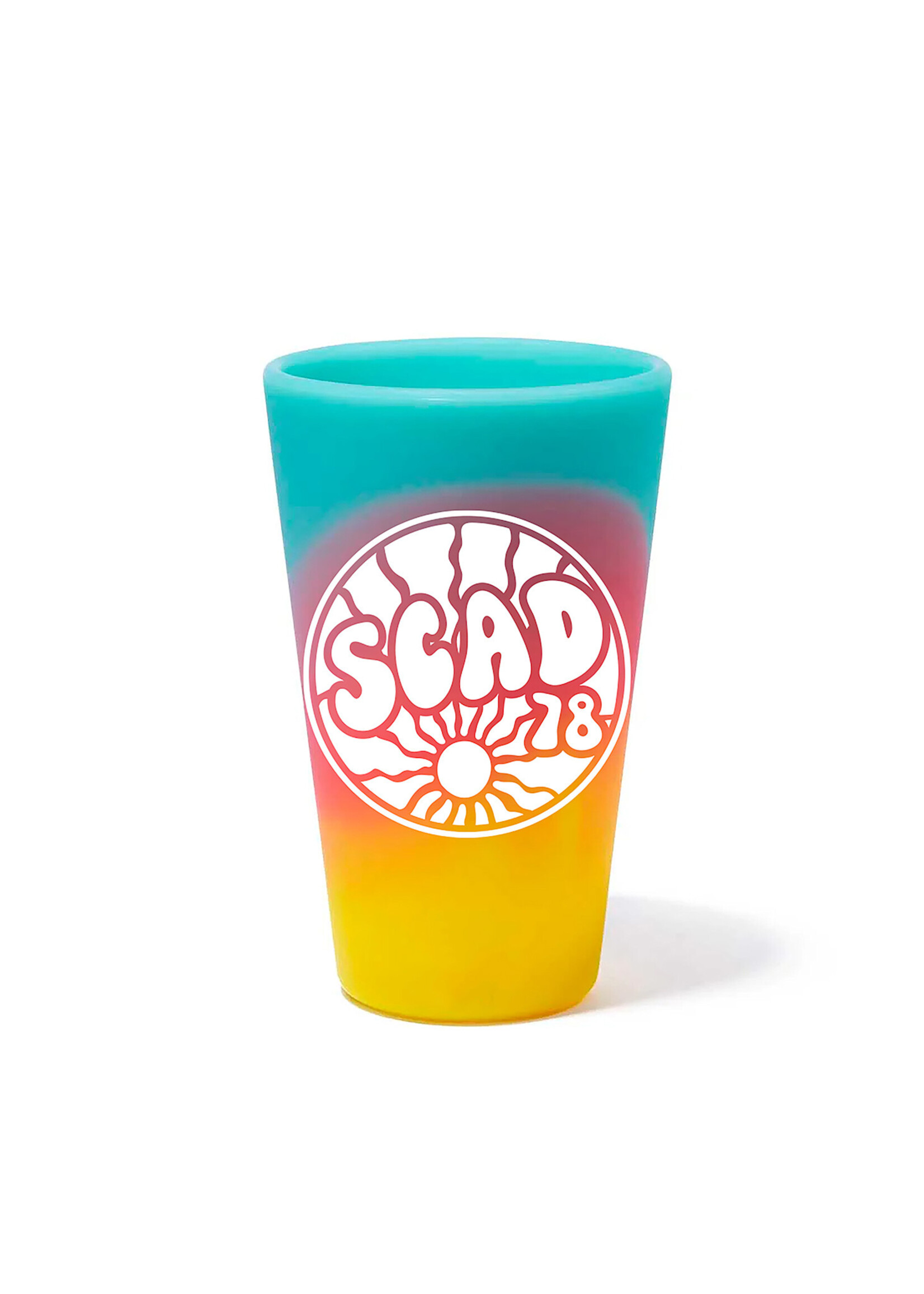 SCAD SCAD Sunrise 78 Silipint Straight Up Pint Glass 16 oz.