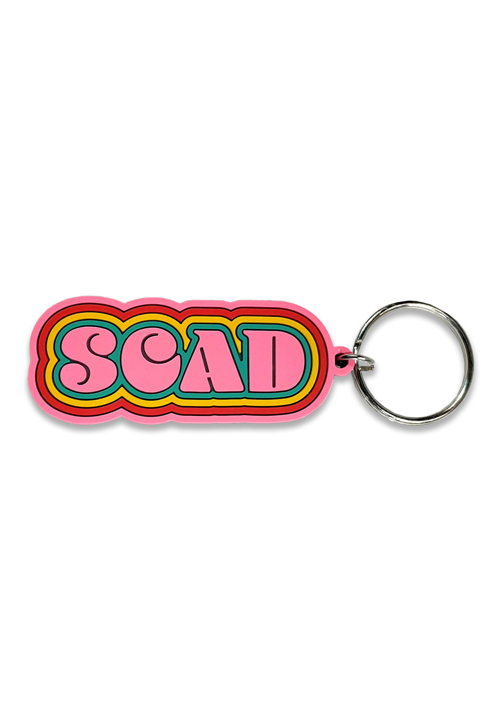 SCAD SCAD Colorwave PVC Rubber Keychain