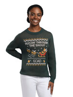 SCAD SCAD Sweater Forest Green Holiday Buzzin'