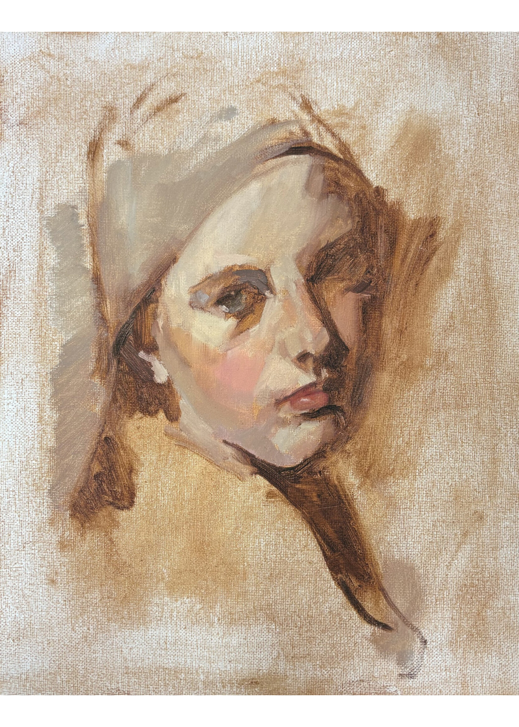 Mary Hartman Mary Hartman "Gray Hat" Print