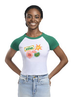 SCAD SCAD Farmer's Market Raglan Crop Top Green