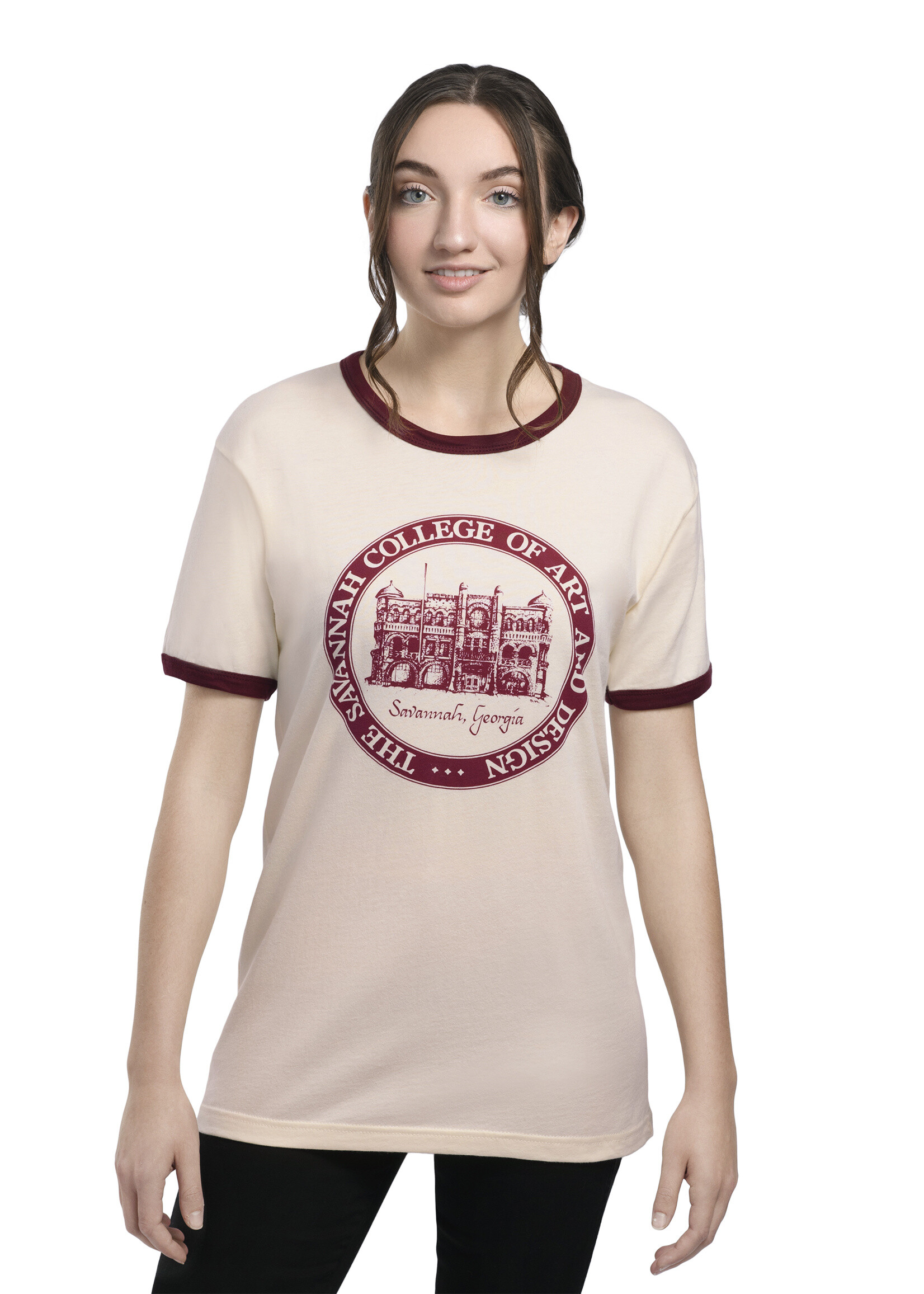 SCAD SCAD Poetter Hall Ringer Tshirt
