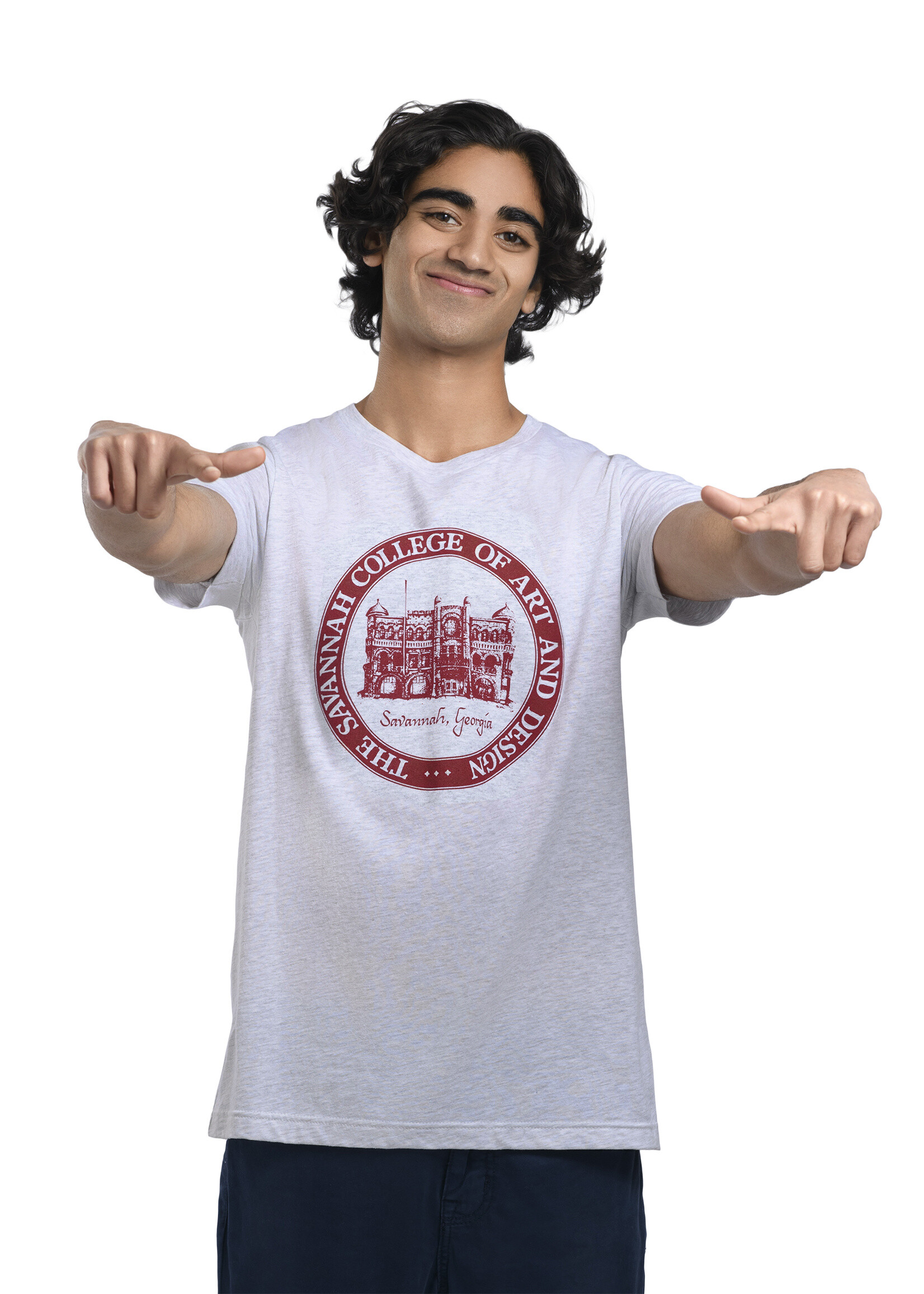 SCAD SCAD Poetter Hall Tshirt Ash