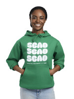 SCAD Triple SCAD Hoodie Adult Pullover Sweatshirt Kelly Green