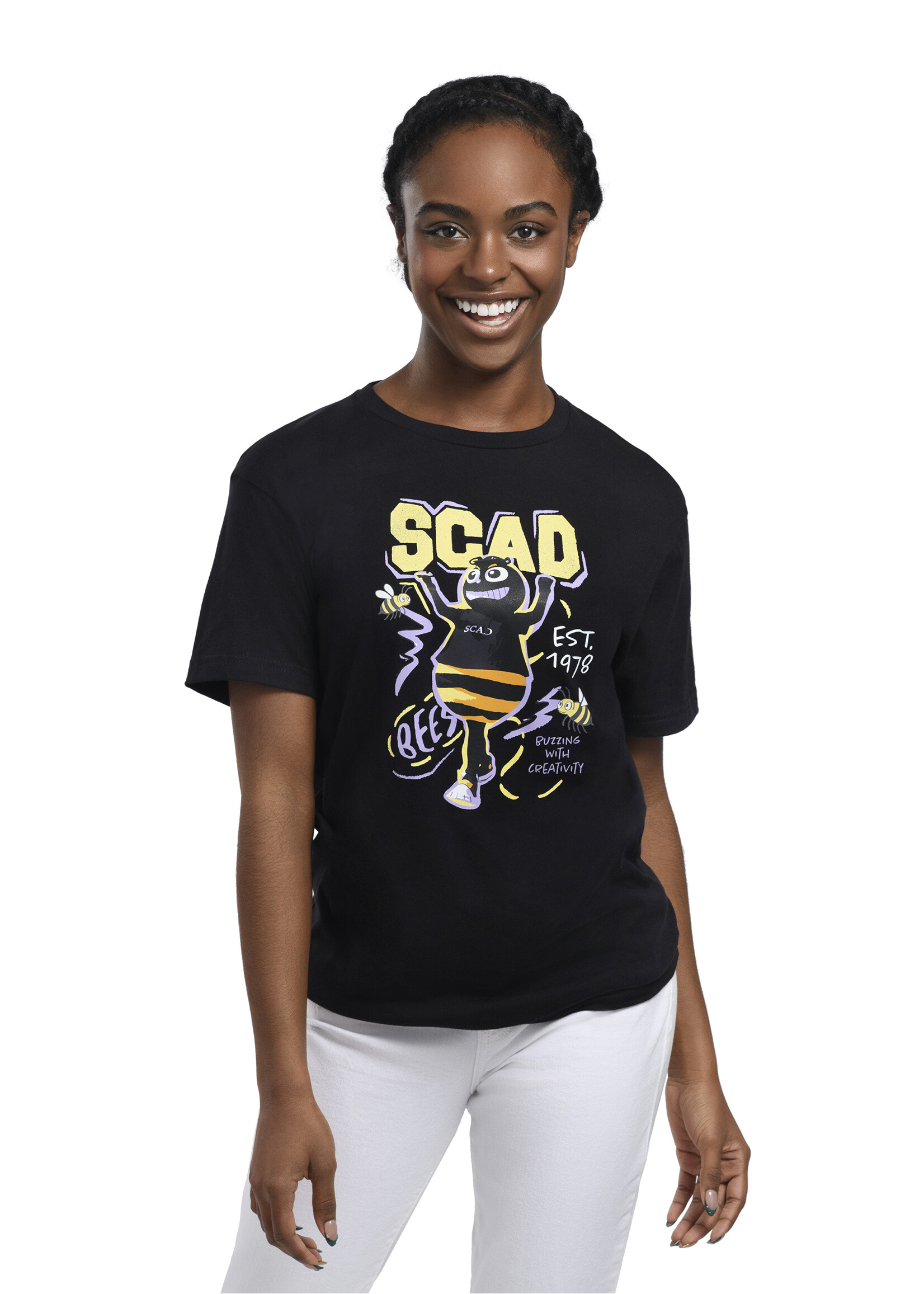 SCAD SCAD Art T Bee Adult Unisex T-Shirt Black