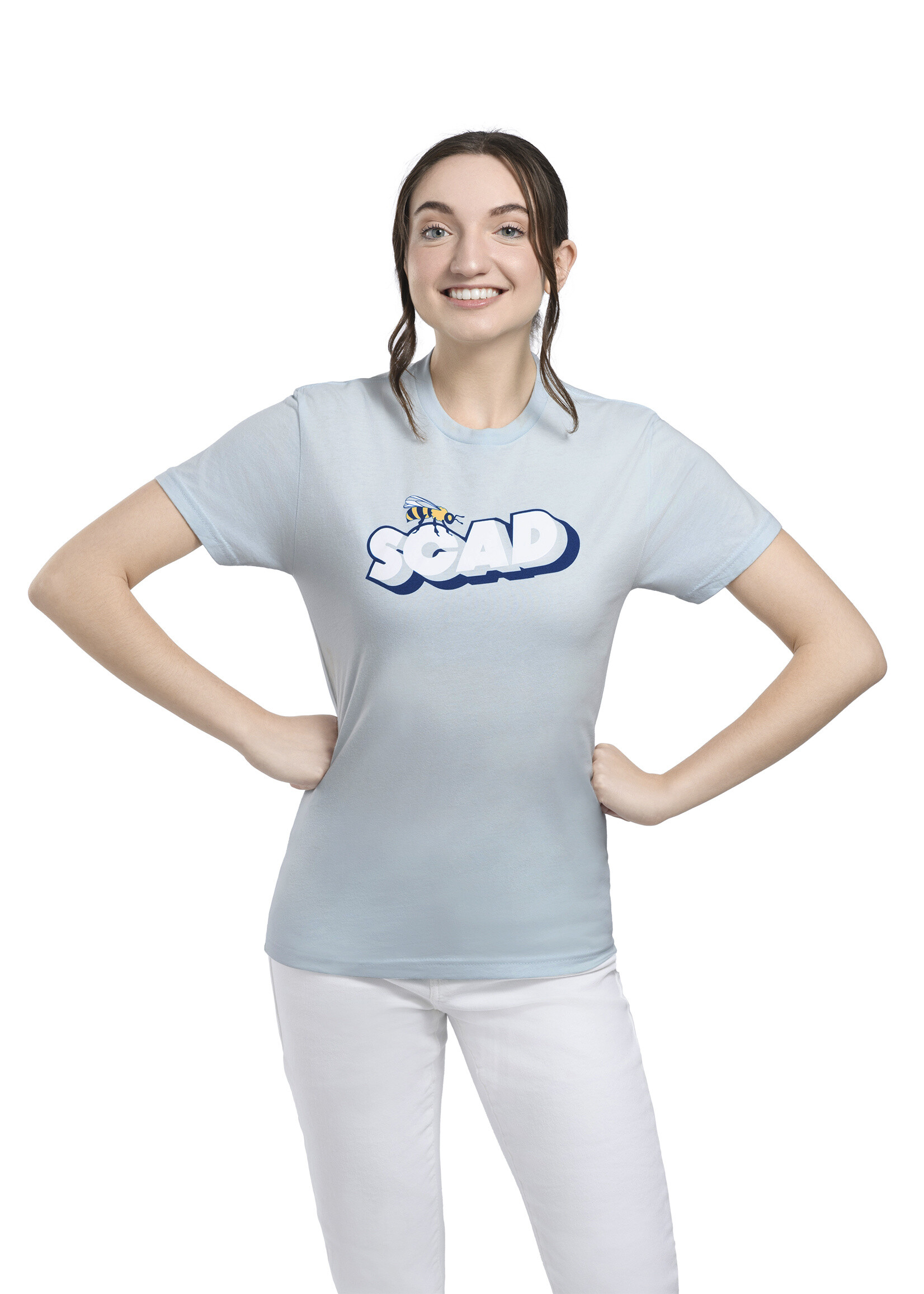 SCAD SCAD Buzz Adult Unisex T-Shirt Light Blue