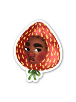 Erika Kimani Strawberry Girl Sticker