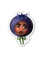 Erika Kimani Blueberry Girl Sticker