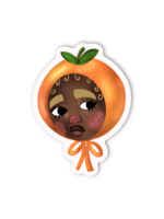 Erika Kimani Orange Girl Sticker