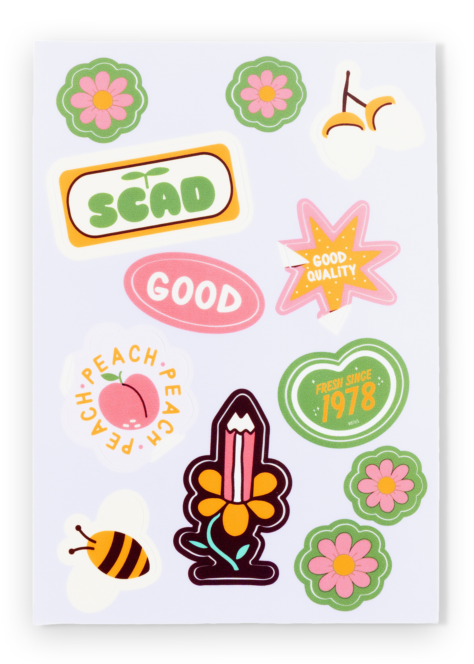 SCAD Farmer's Market Vinyl Sticker Sheet