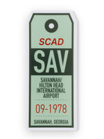 SCAD SCAD Destination SAV Clear Vinyl Bumper Sticker