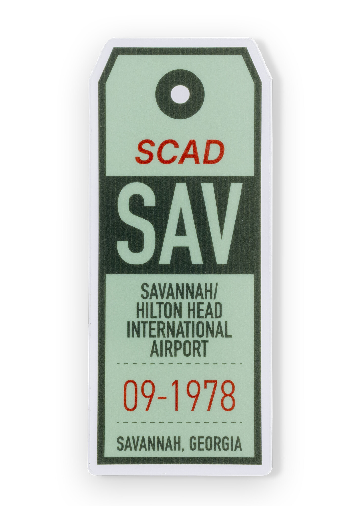 Normal Sav Sticker SCAD Destination SAV Clear Vinyl Bumper Sticker | shopSCAD