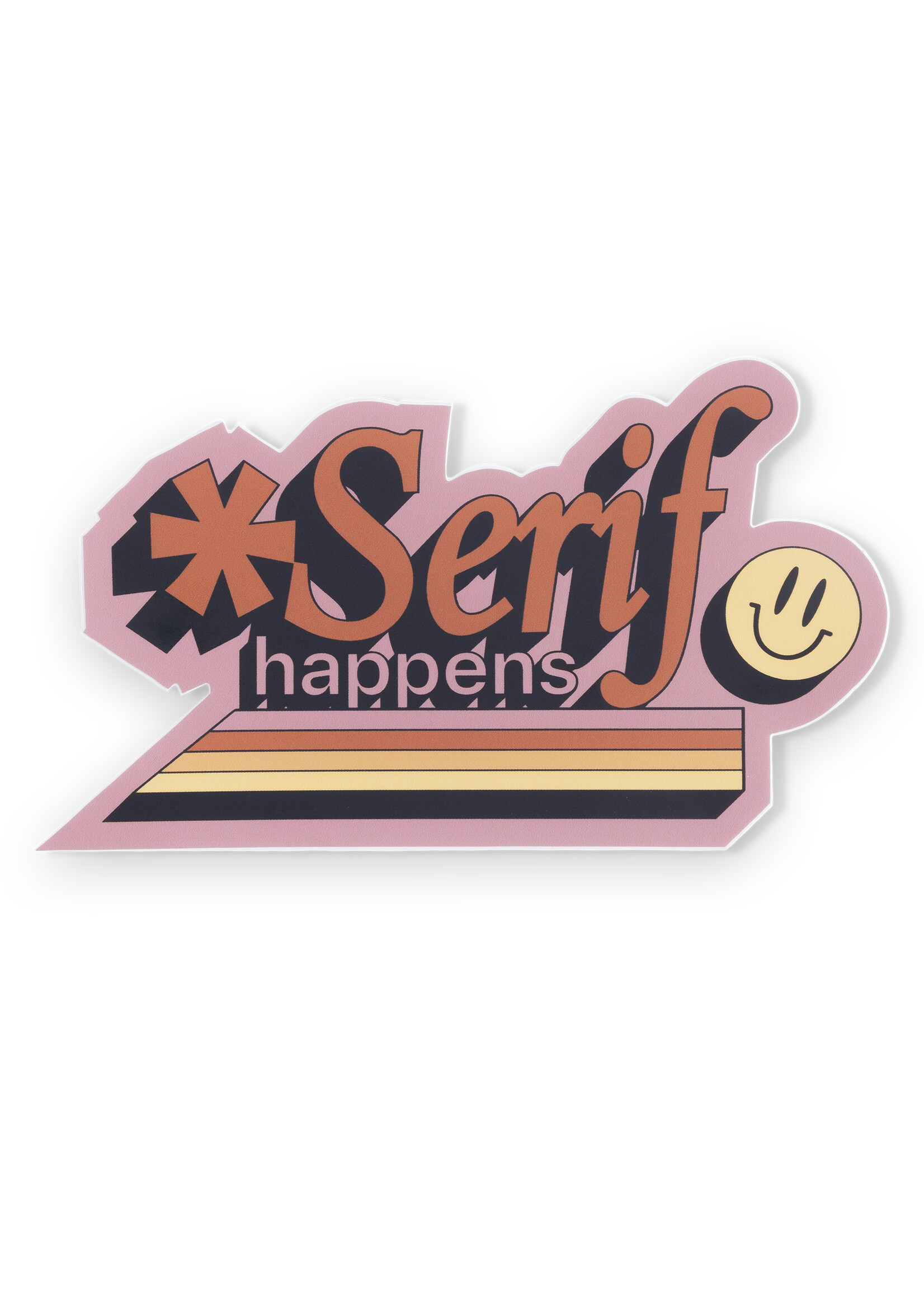 SCAD SCAD Serif Happens Vinyl Bumper Sticker