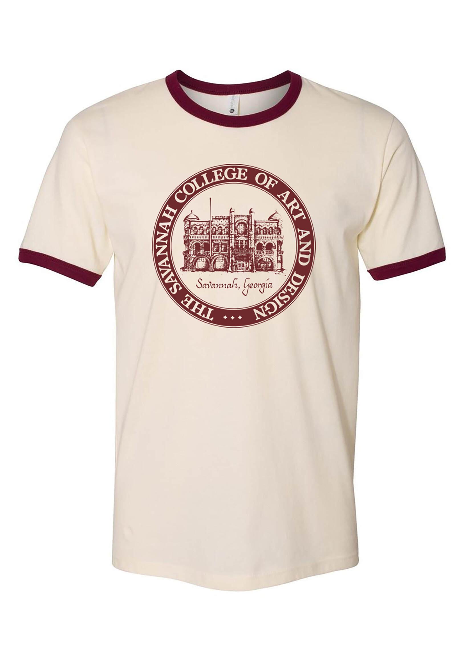 SCAD SCAD Poetter Hall Ringer Tshirt