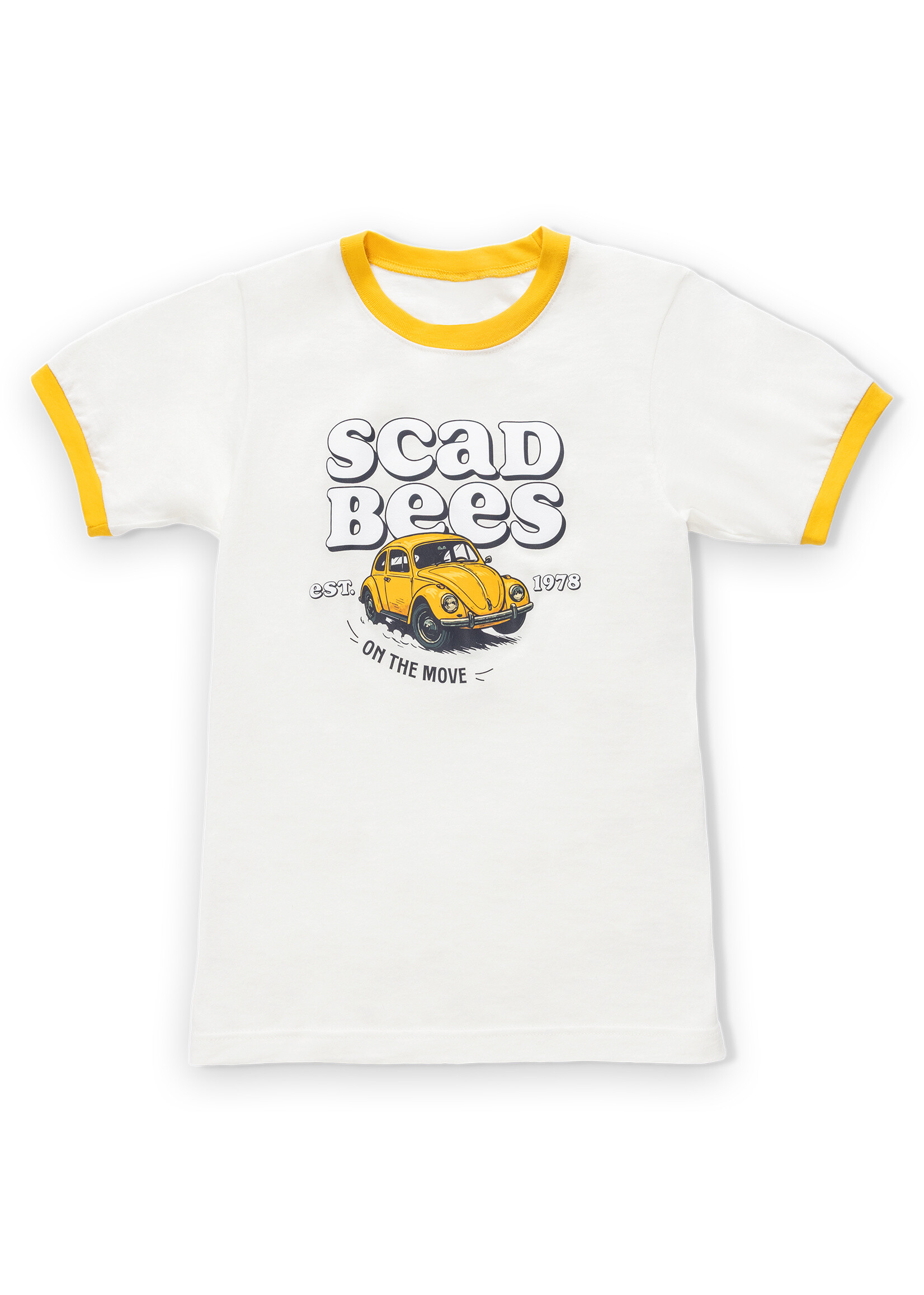 SCAD SCAD Punch Buggy Ringer Tshirt Natural/Yellow
