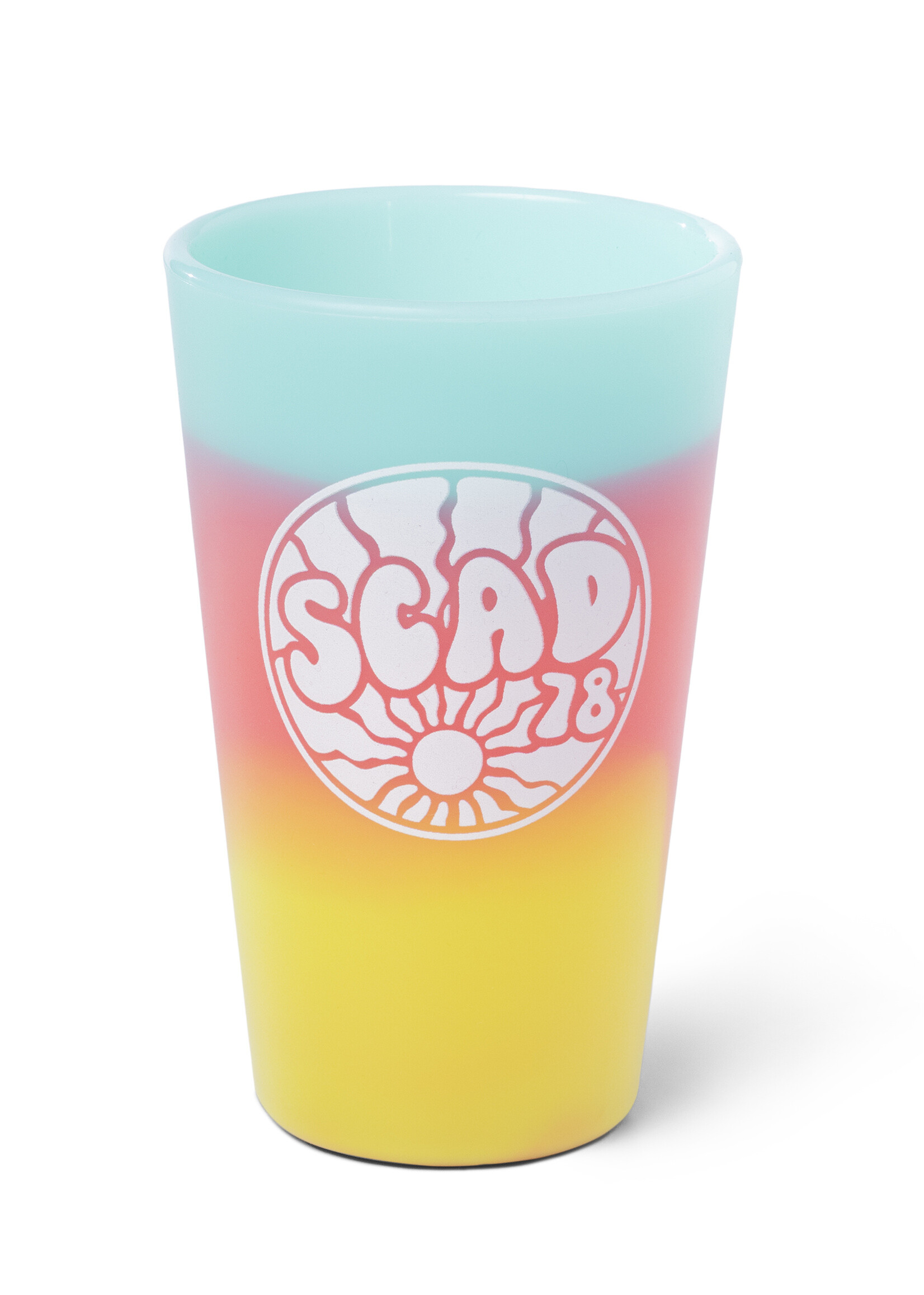 SCAD SCAD Sunrise 78 Silipint Straight Up Pint Glass 16 oz.