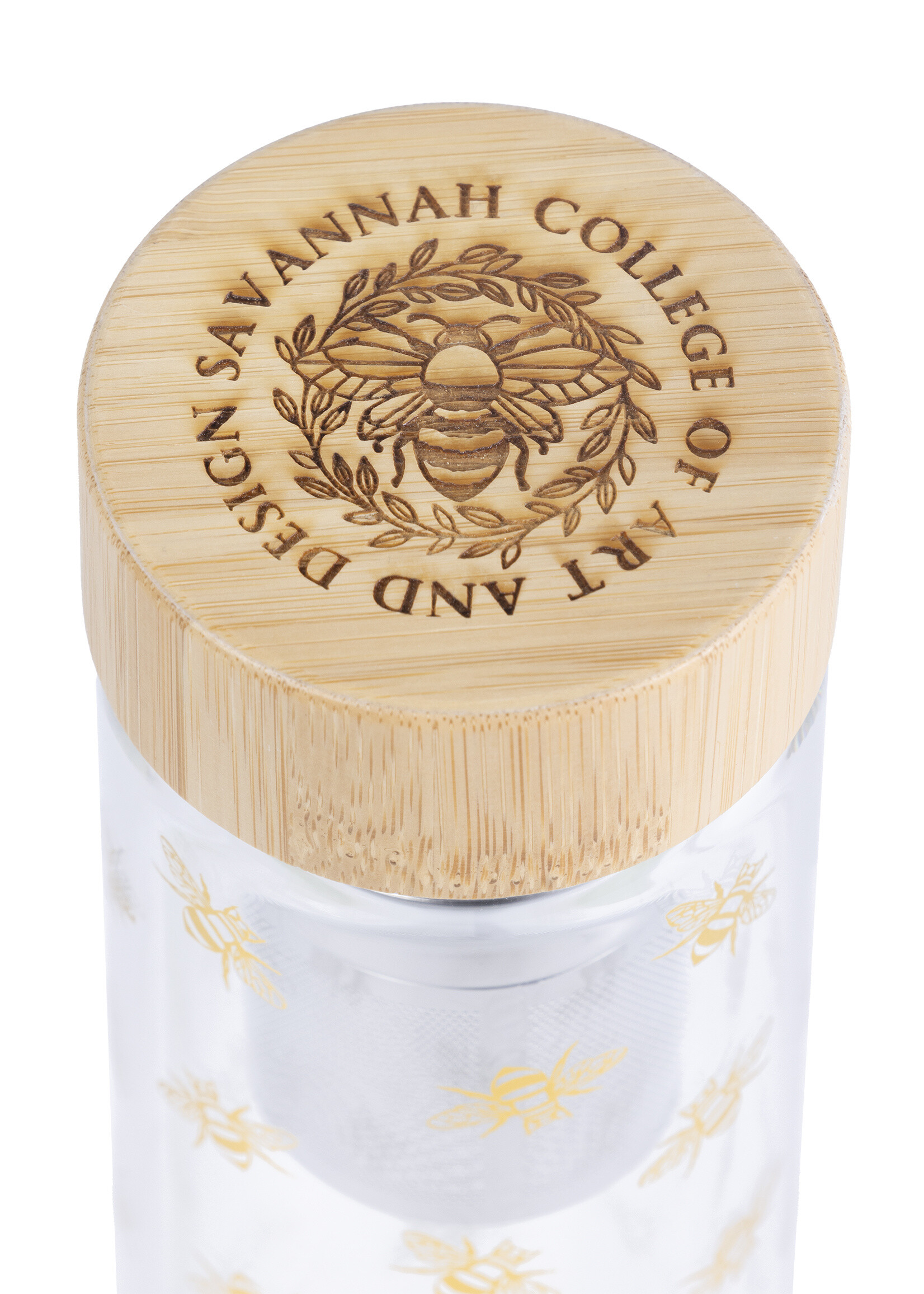 SCAD SCAD 16 oz. Glass Travel Tea Infuser Mug