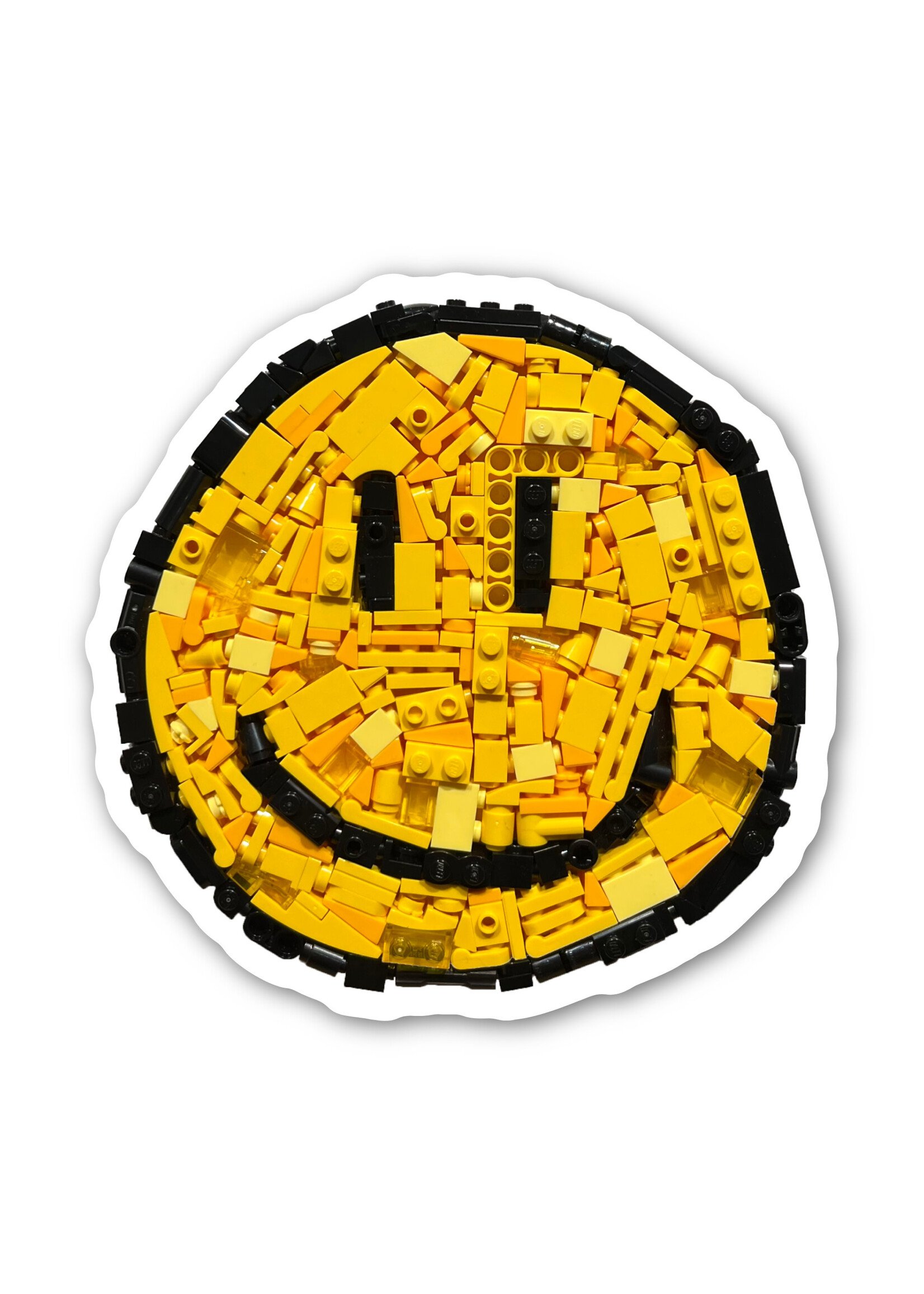 Billy Zurcher Smiley Opaque Sticker 3 in.