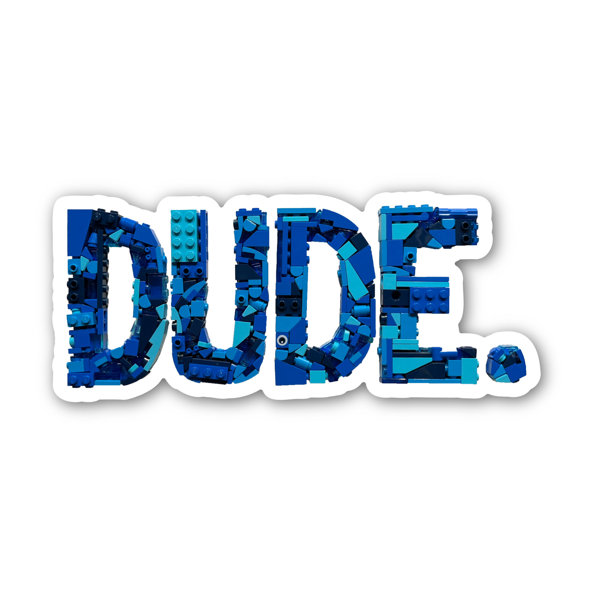 Billy Zurcher DUDE. Opaque Sticker 3 in. | shopSCAD