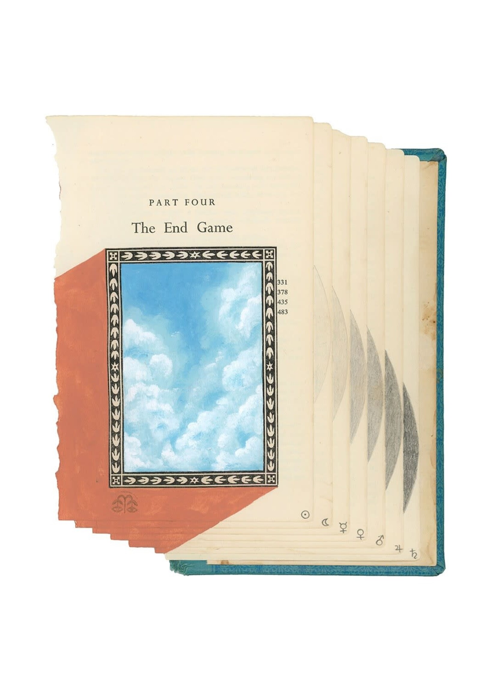 Michael Ezzell Illustrated Book Page- Matted