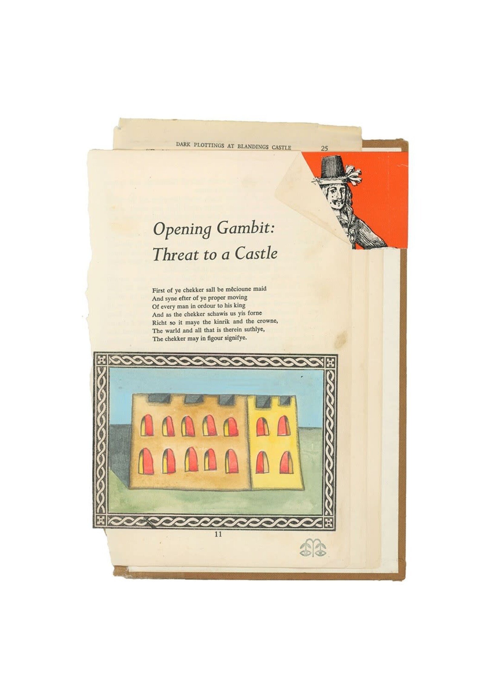 Michael Ezzell Illustrated Book Page- Matted