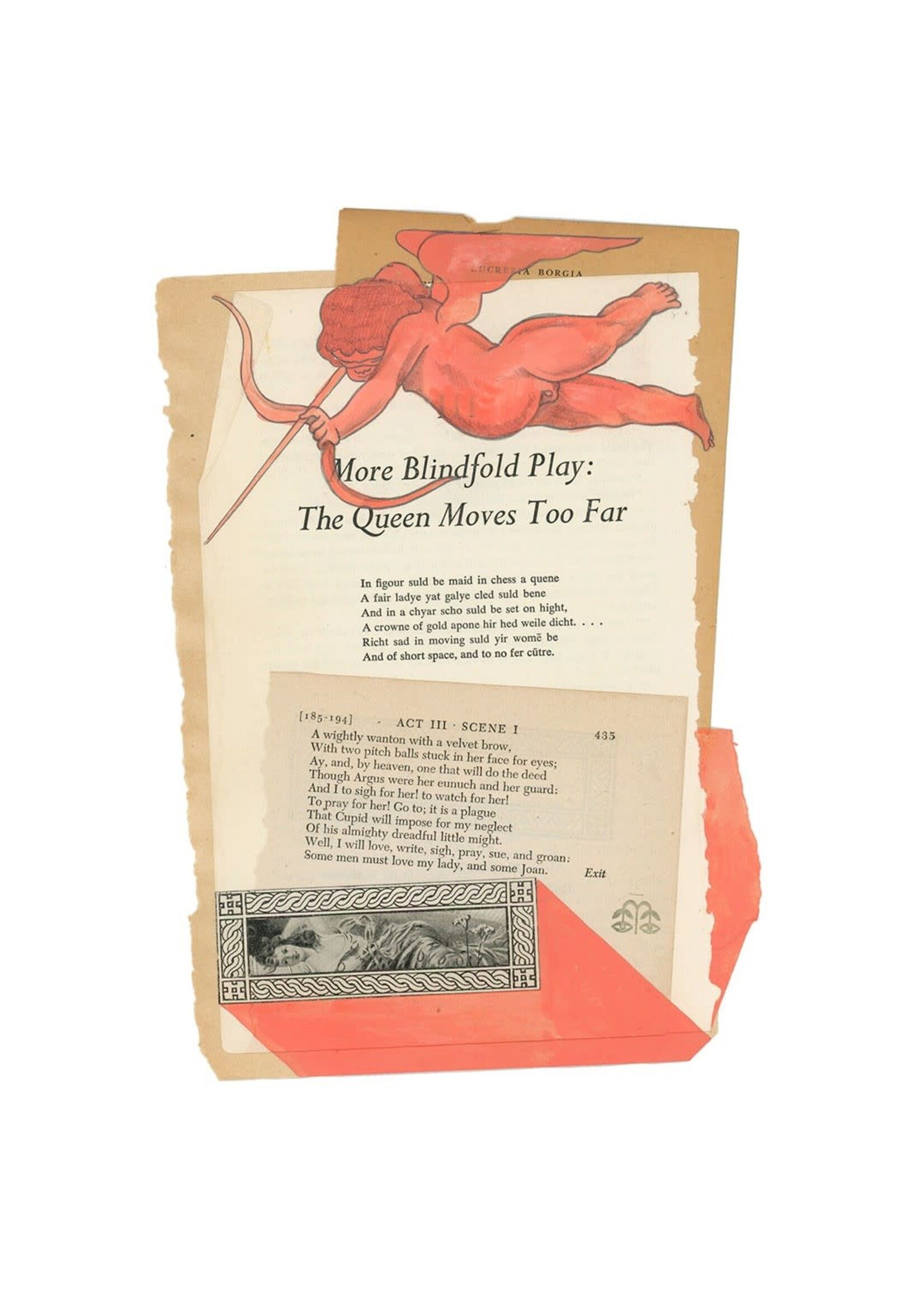 Michael Ezzell Illustrated Book Page- Matted