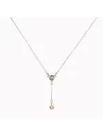 Allison Alane La Villette: Topaz and Opal Lariat Necklace