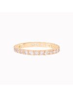 Allison Alane Ile St-Louis: Rose Quartz Eternity Ring