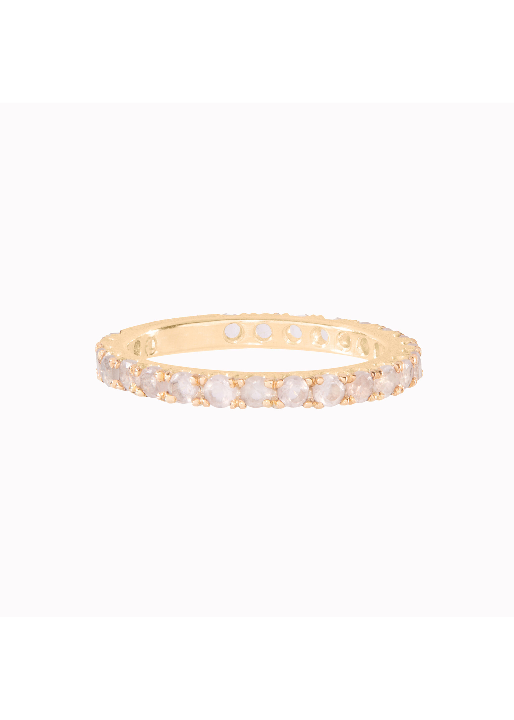 Allison Alane Ile St-Louis: Rose Quartz Eternity Ring