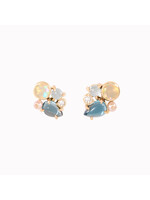Allison Alane Les Halles: Gemstone Cluster Studs