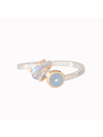 Allison Alane Orsay: Moonstone and Aquamarine Ring