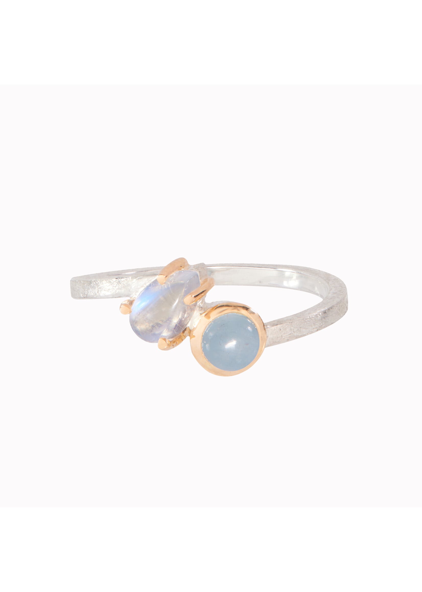 Allison Alane Orsay: Moonstone and Aquamarine Ring