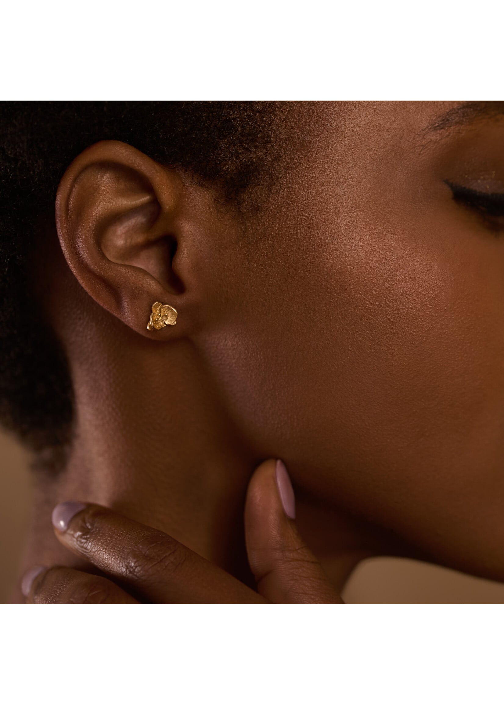 Allison Alane Dean Village: Orchid Studs