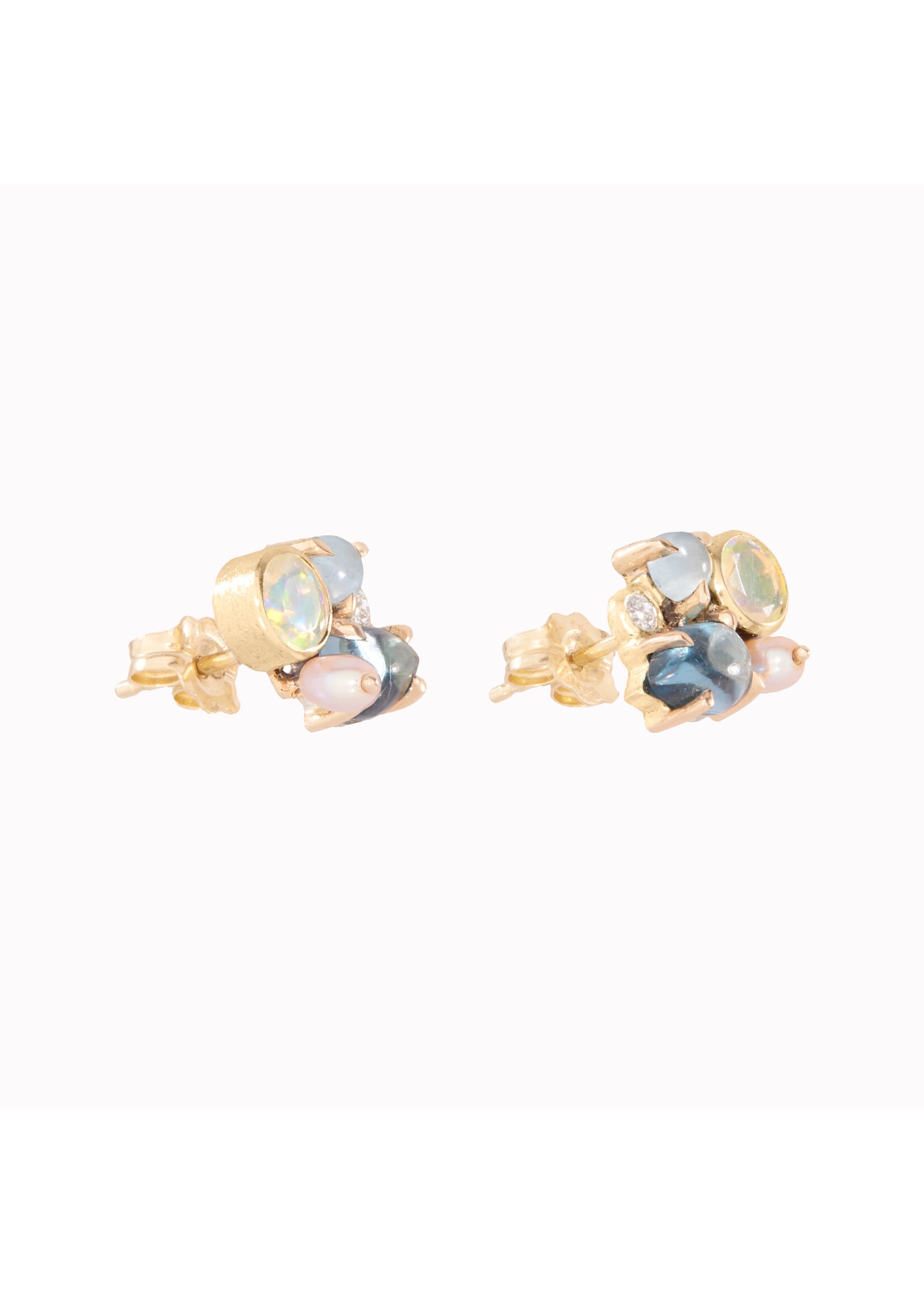 Allison Alane Les Halles: Gemstone Cluster Studs