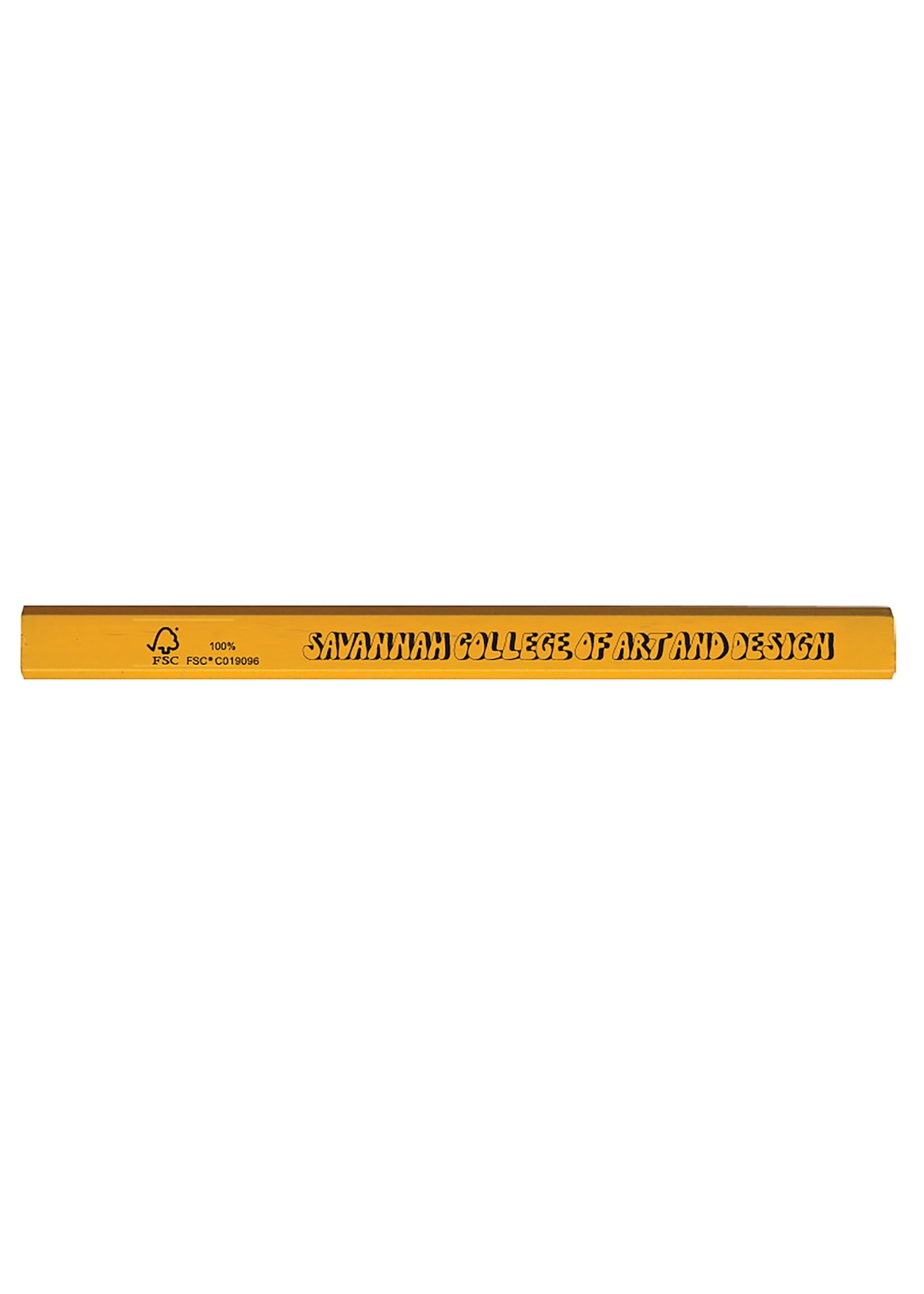 SCAD Grunge Block, Yellow Carpenter Pencil – 7”
