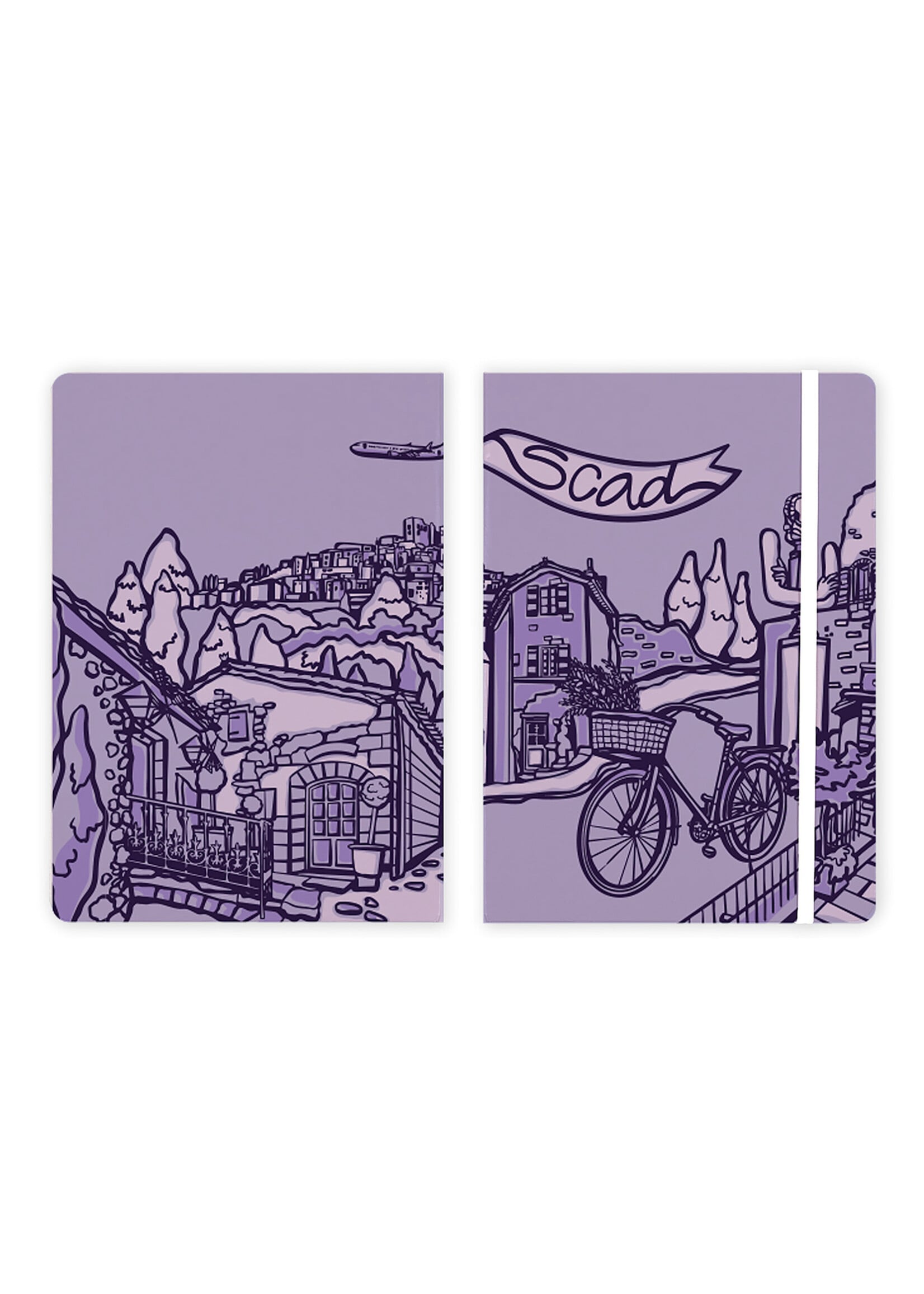 SCAD Lacoste, Lavender Cover Journal 7H x 5W