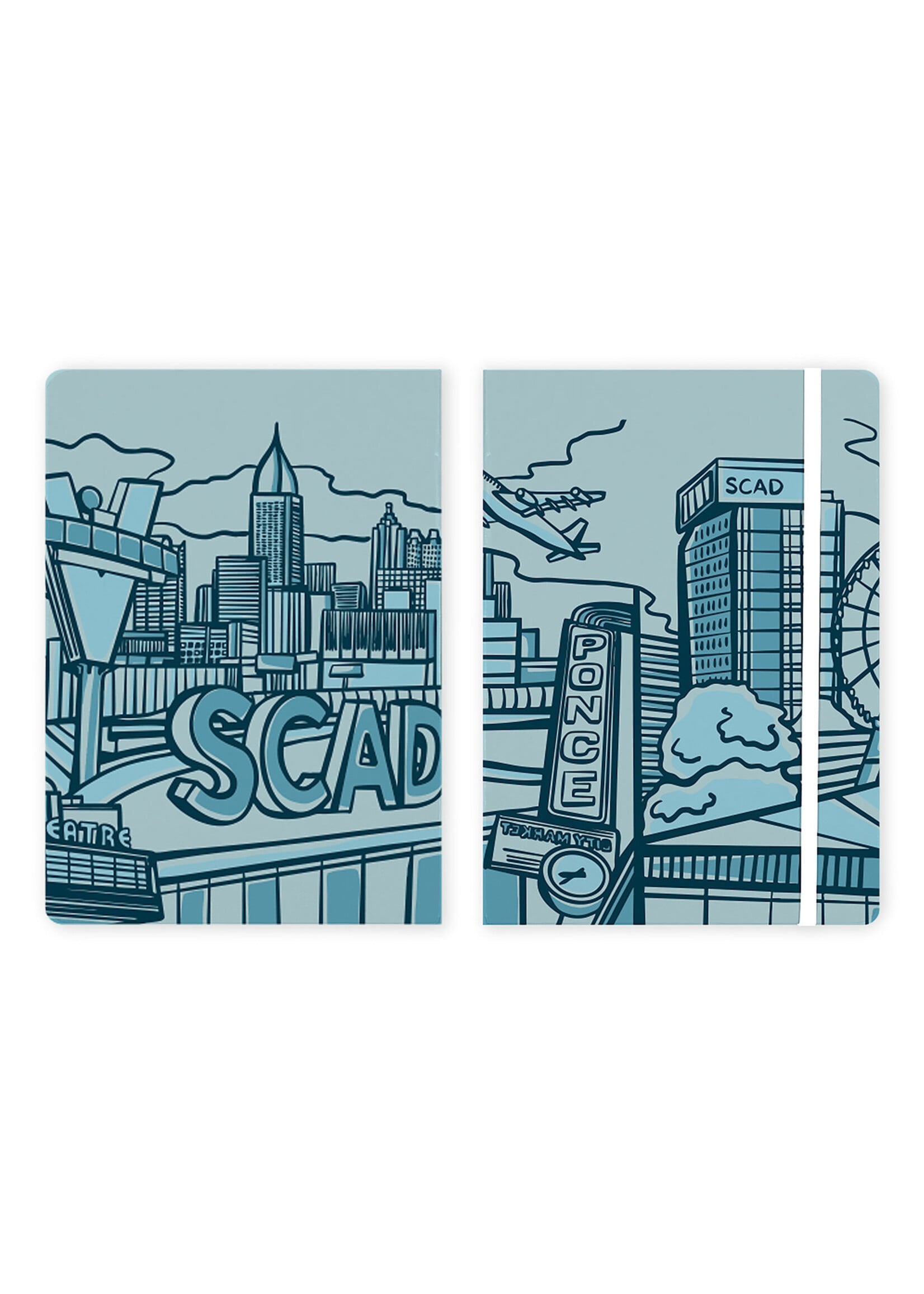 SCAD Atlanta, Ocean Blue Cover Journal 7H x 5W