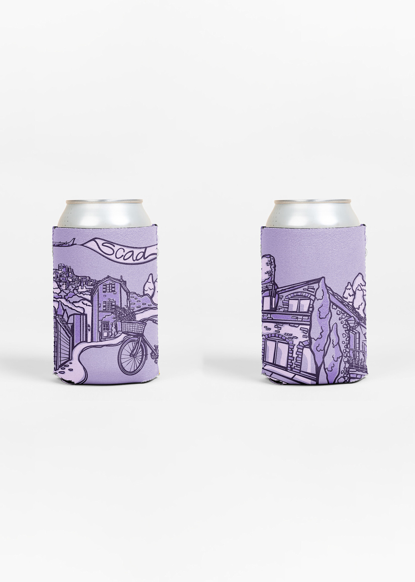 SCAD SCAD Lacoste, Lavender Drink Koozie