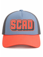 SCAD SCAD 	 Squad Block, Red/Blue Trucker Cap